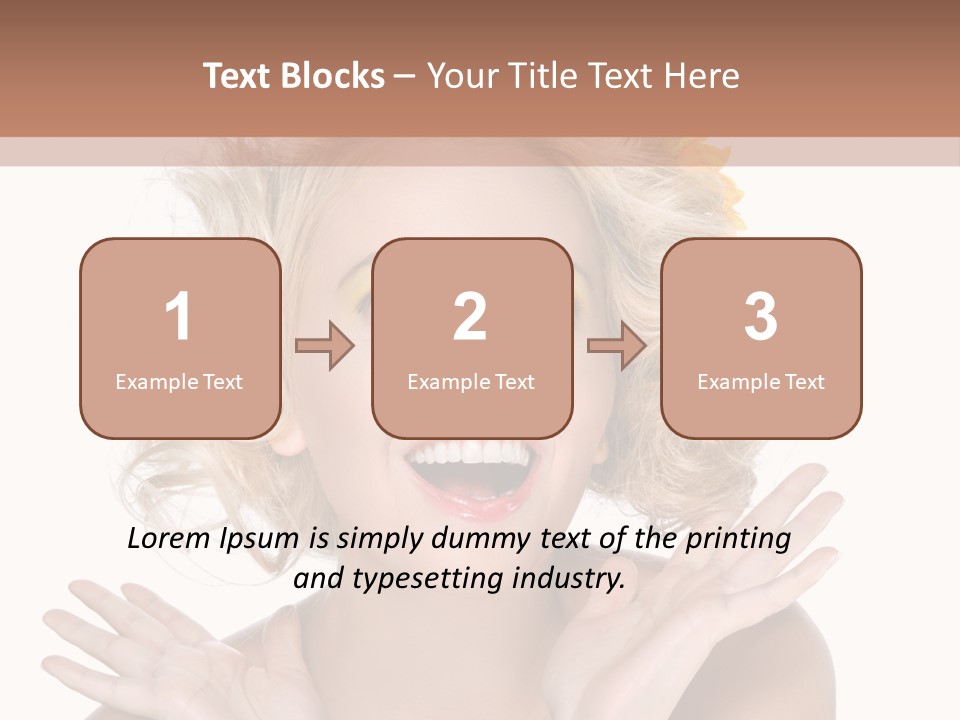 Female Woman Attractive PowerPoint Template