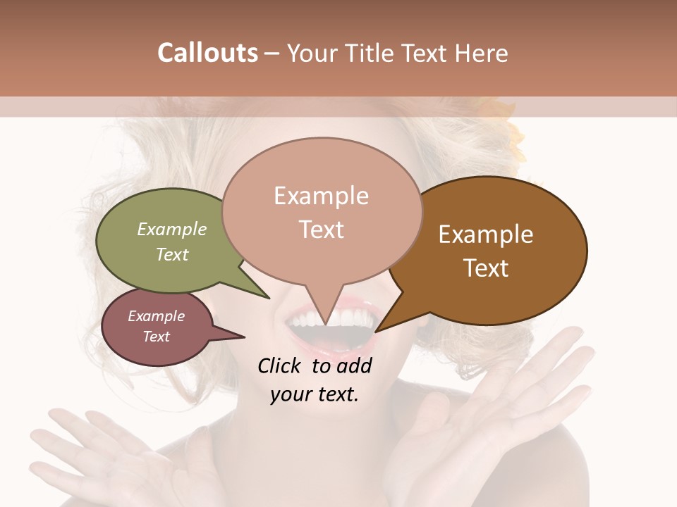 Female Woman Attractive PowerPoint Template