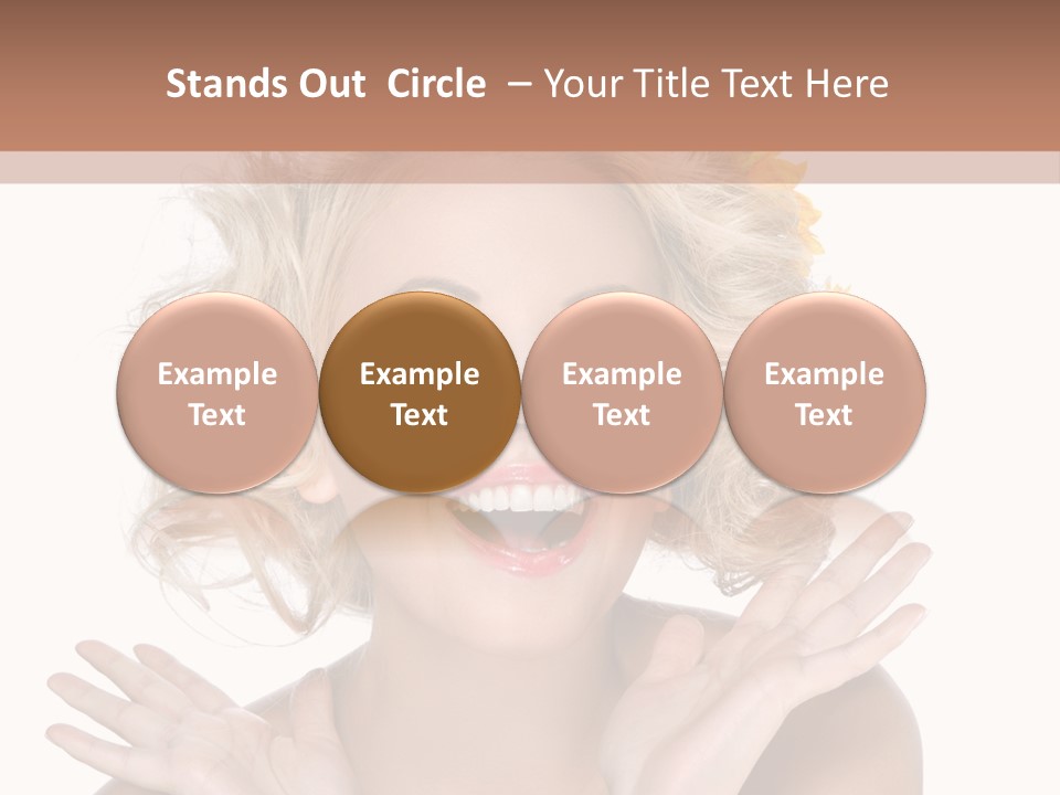 Female Woman Attractive PowerPoint Template