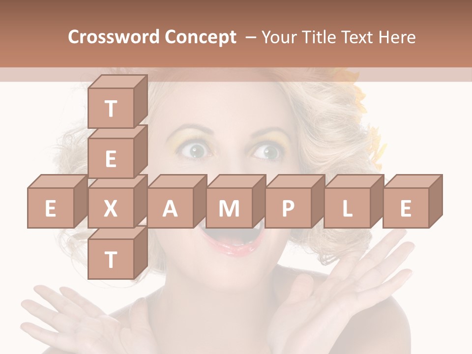 Female Woman Attractive PowerPoint Template