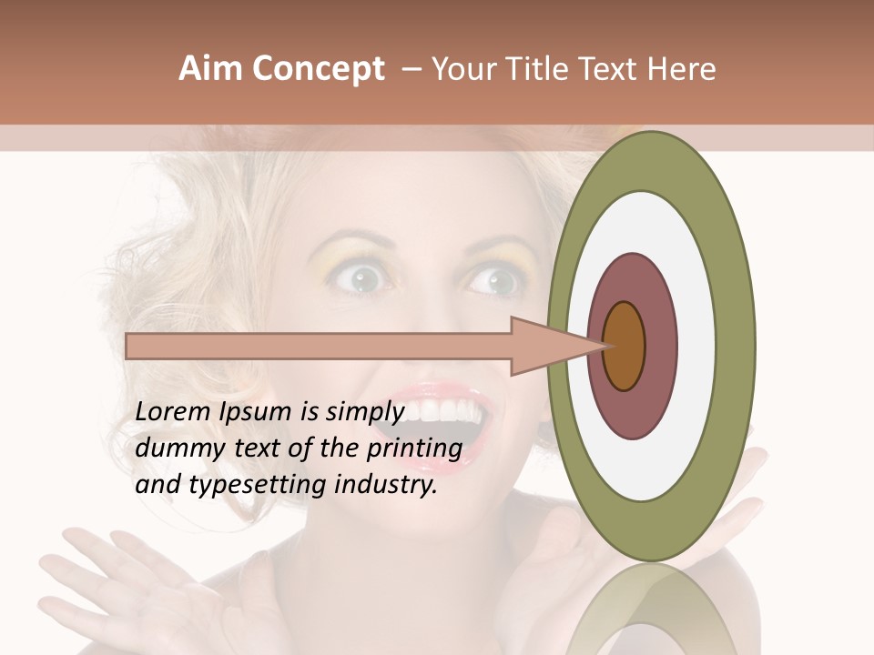 Female Woman Attractive PowerPoint Template