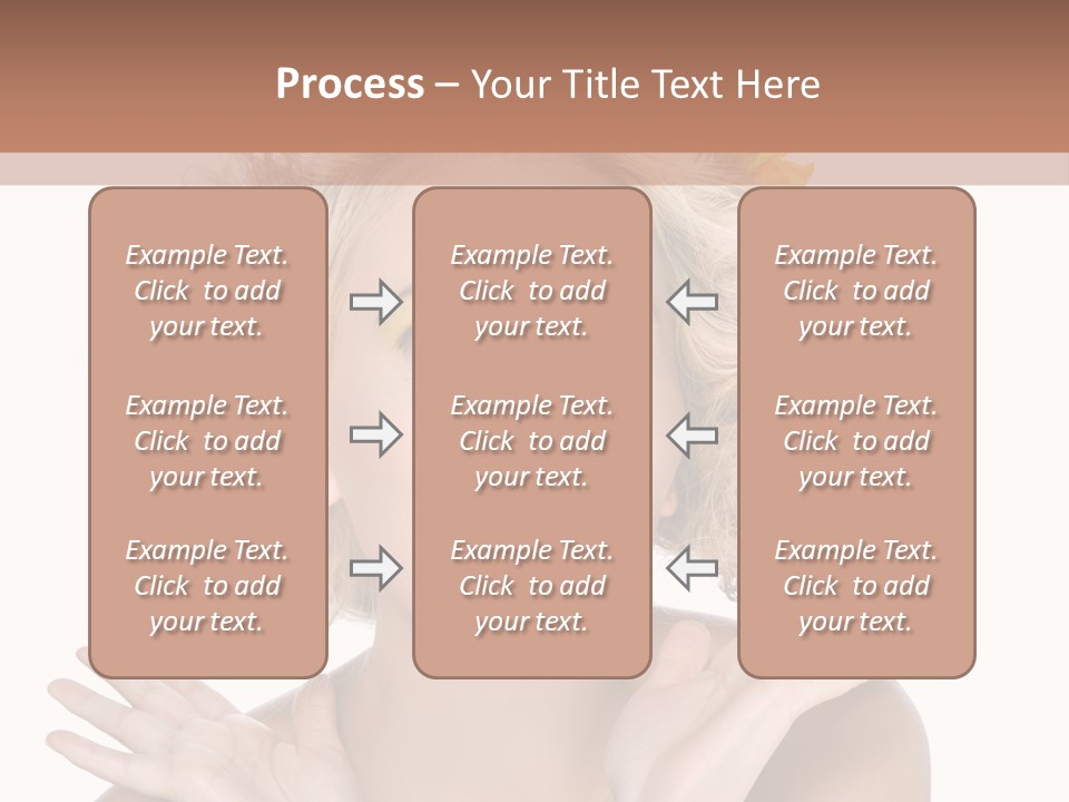 Female Woman Attractive PowerPoint Template