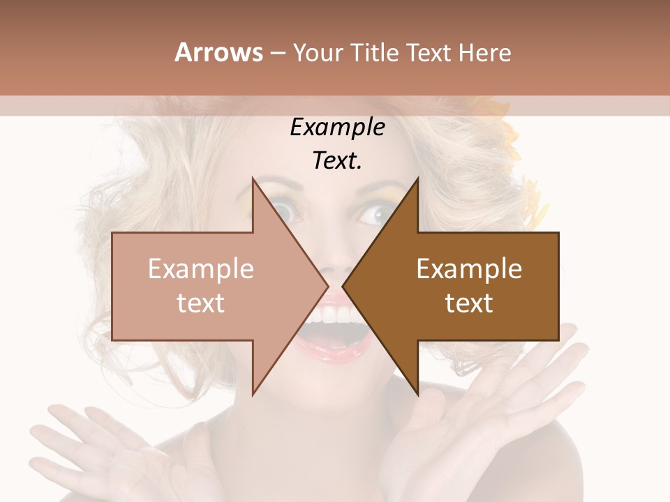 Female Woman Attractive PowerPoint Template