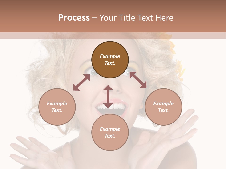 Female Woman Attractive PowerPoint Template