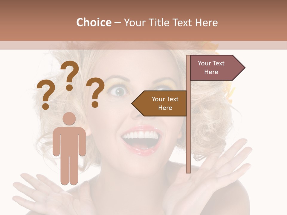 Female Woman Attractive PowerPoint Template