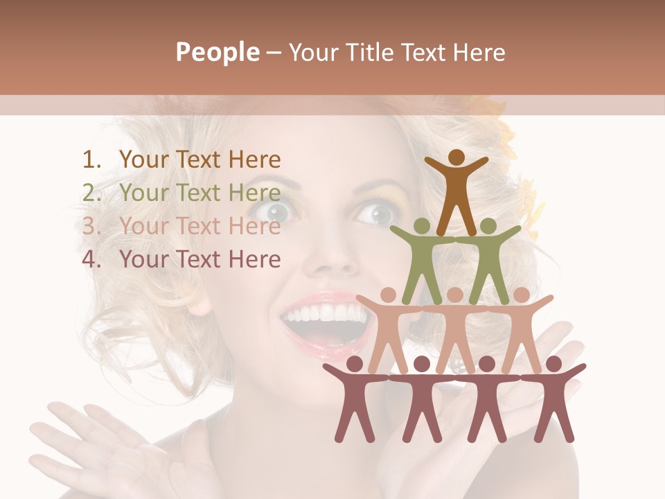Female Woman Attractive PowerPoint Template