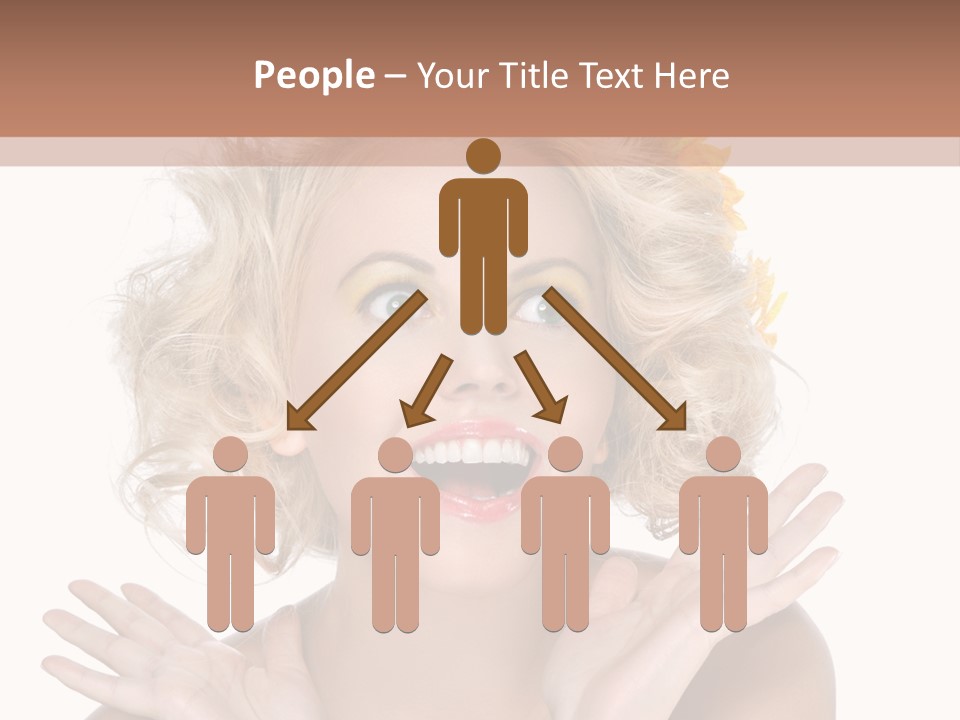 Female Woman Attractive PowerPoint Template