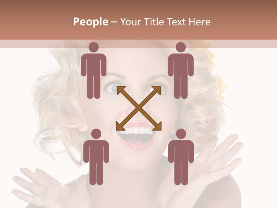 Female Woman Attractive PowerPoint Template