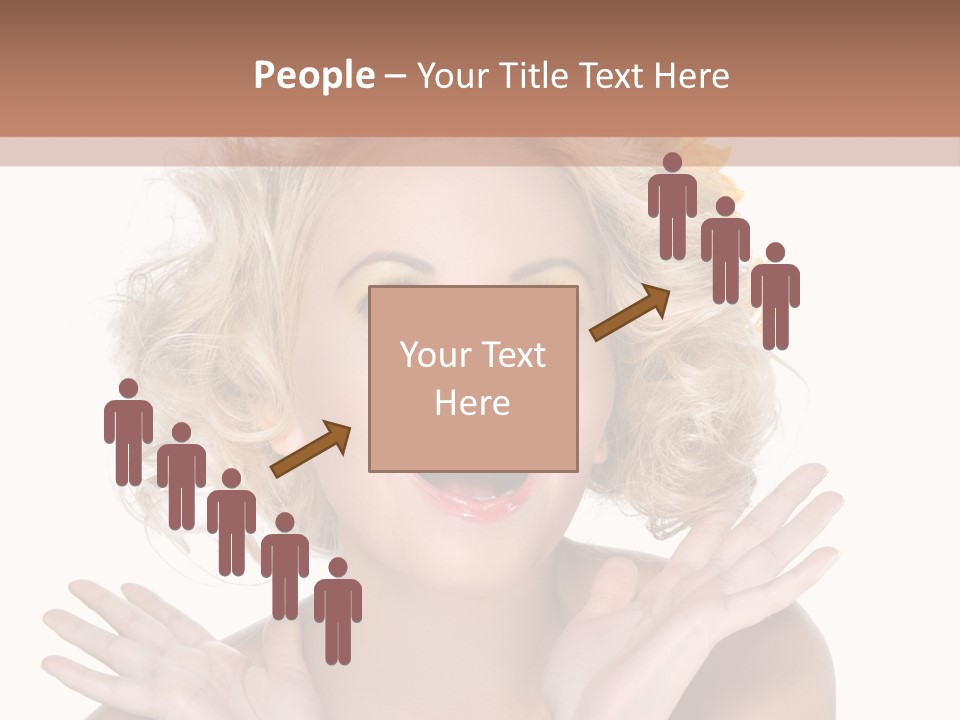 Female Woman Attractive PowerPoint Template