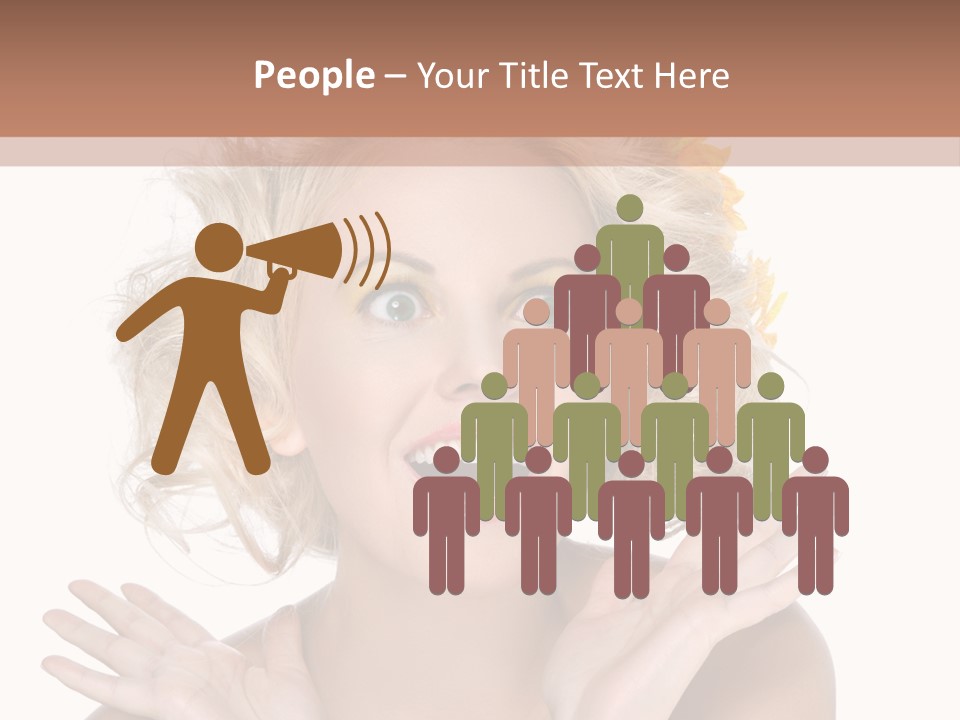 Female Woman Attractive PowerPoint Template