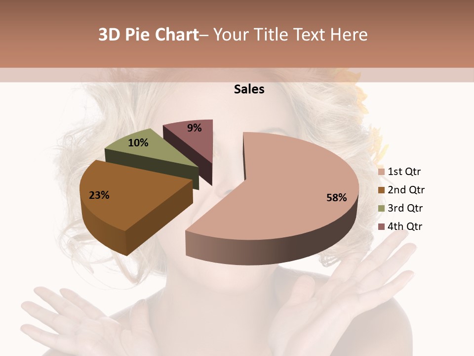 Female Woman Attractive PowerPoint Template