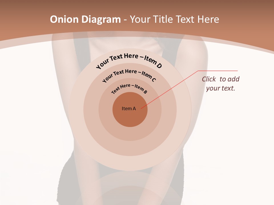 Makeup Attractive Brunette PowerPoint Template