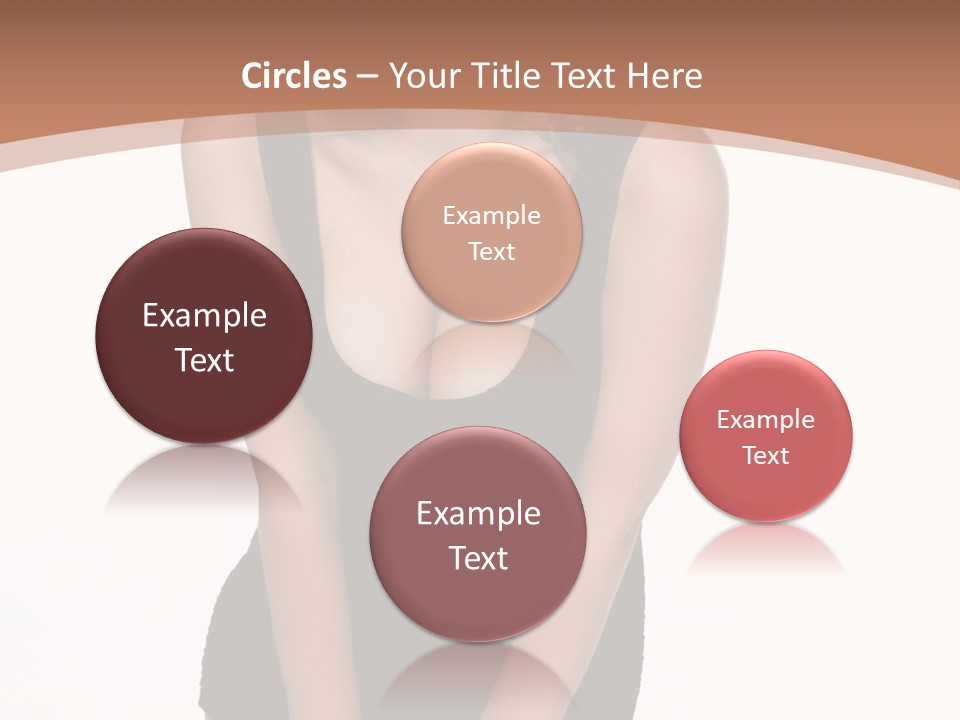 Makeup Attractive Brunette PowerPoint Template