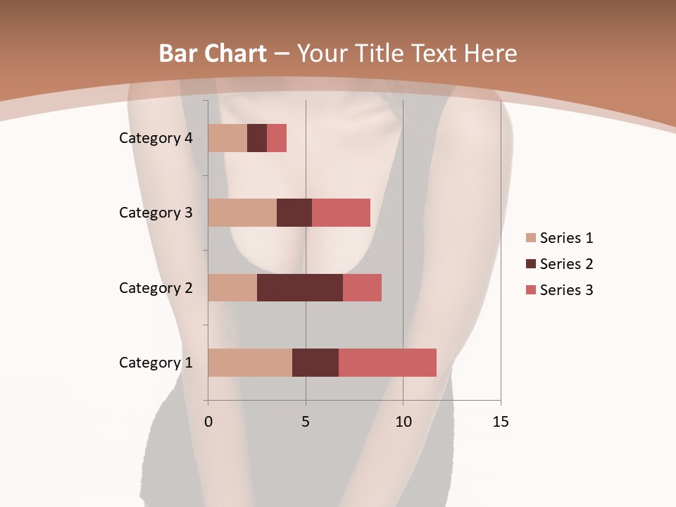 Makeup Attractive Brunette PowerPoint Template