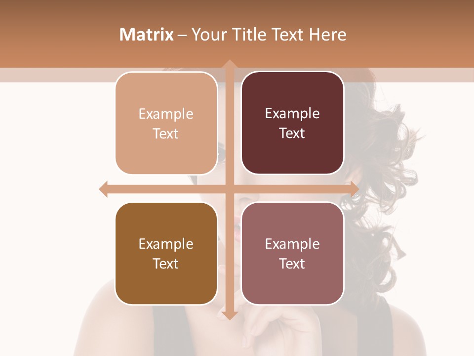 Natural Woman Glamour PowerPoint Template