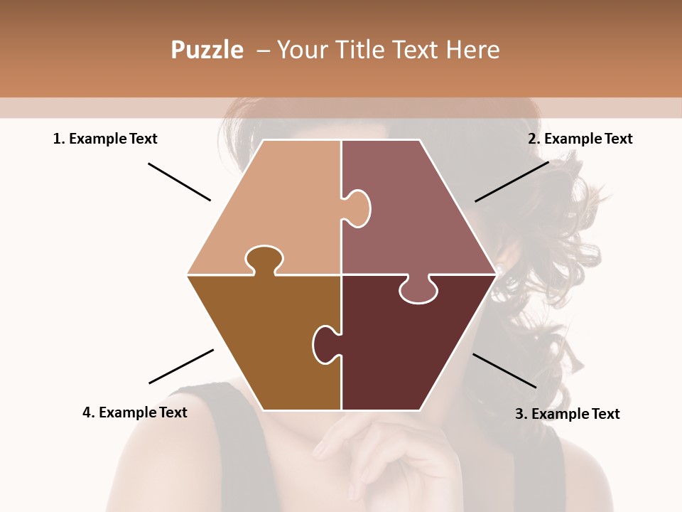 Natural Woman Glamour PowerPoint Template