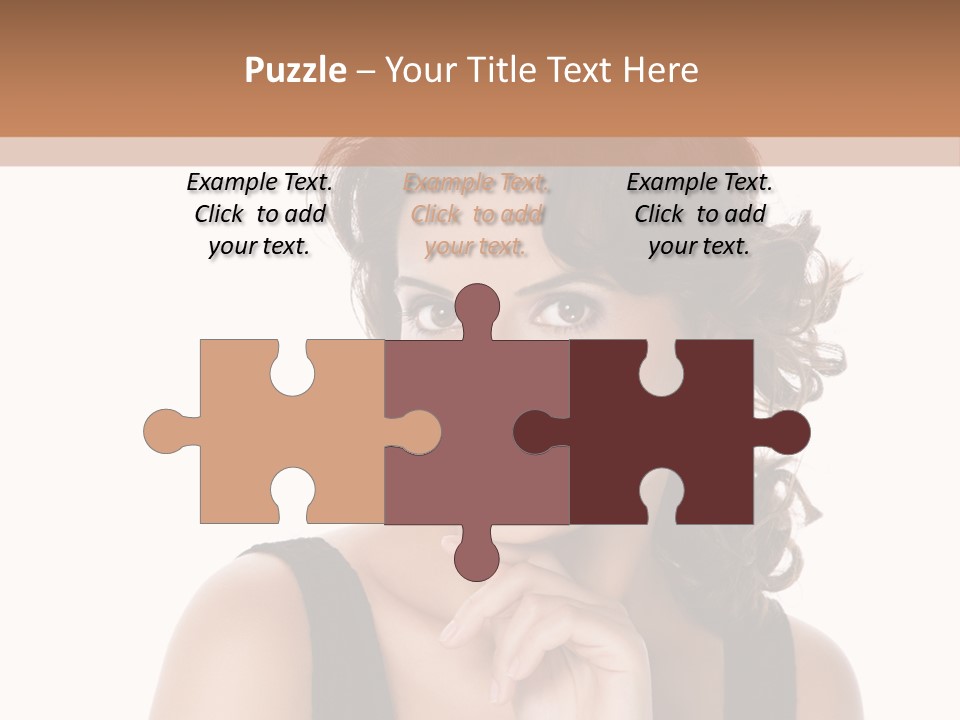 Natural Woman Glamour PowerPoint Template