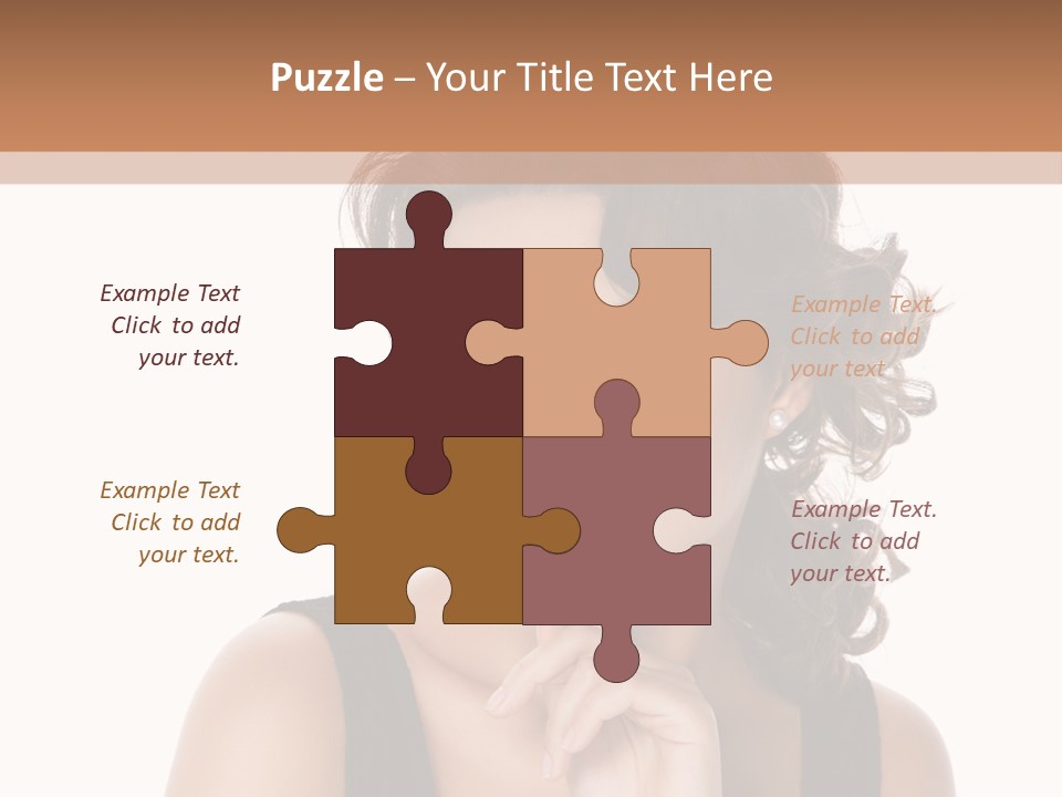 Natural Woman Glamour PowerPoint Template