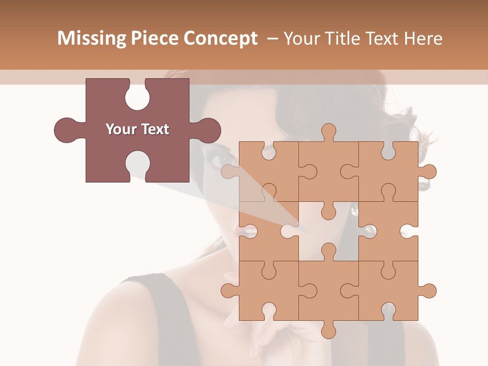 Natural Woman Glamour PowerPoint Template