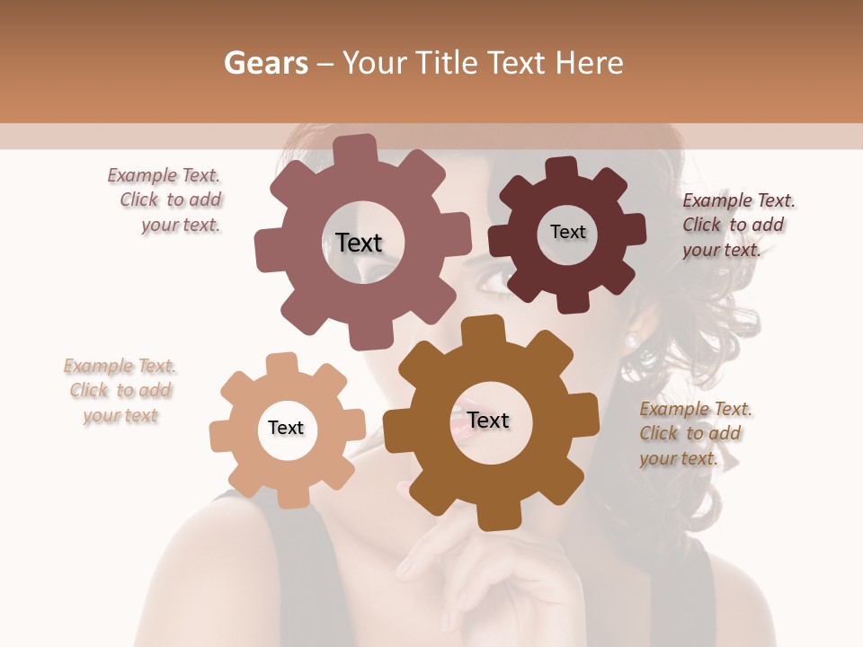 Natural Woman Glamour PowerPoint Template