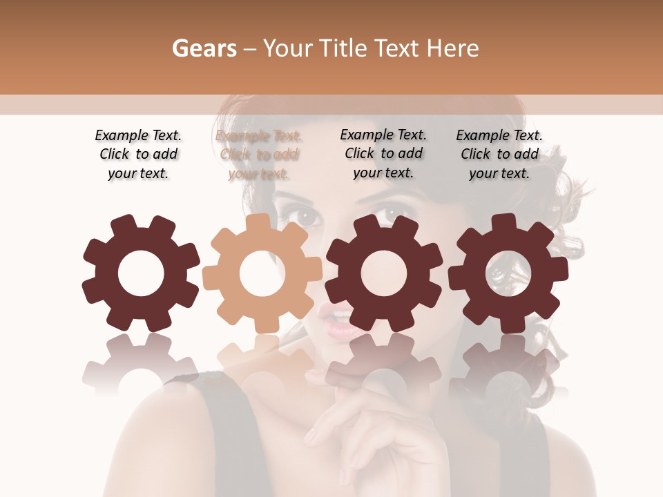 Natural Woman Glamour PowerPoint Template