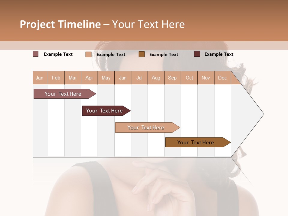 Natural Woman Glamour PowerPoint Template