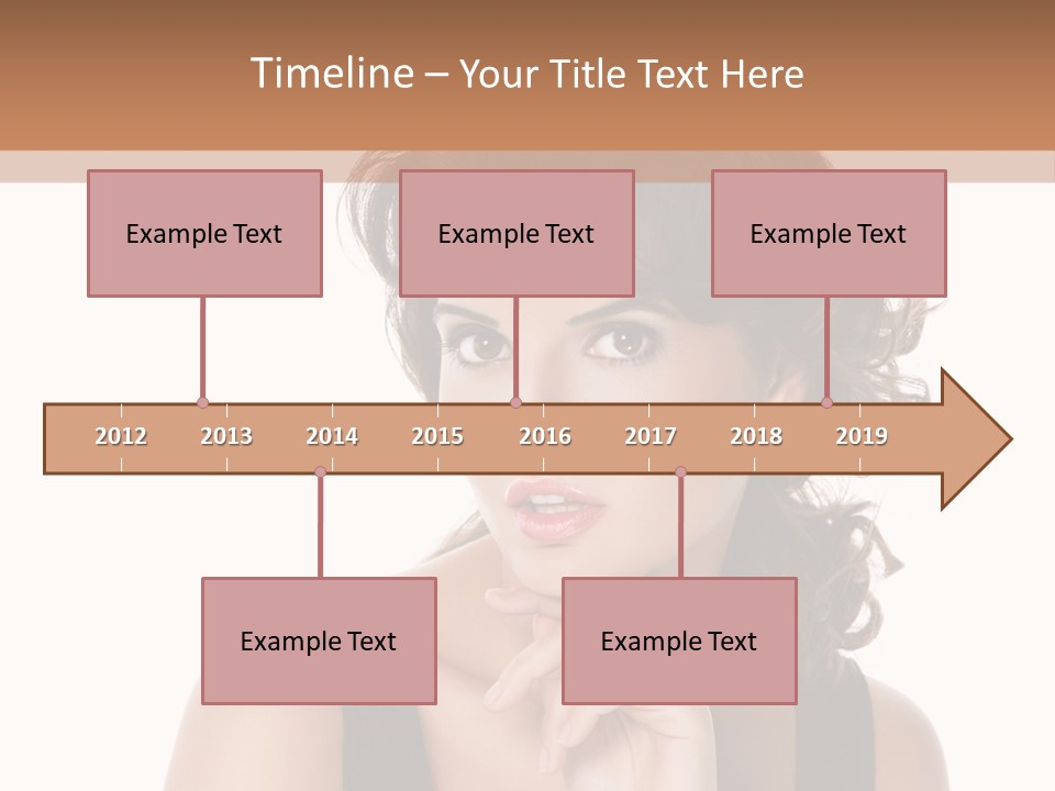 Natural Woman Glamour PowerPoint Template
