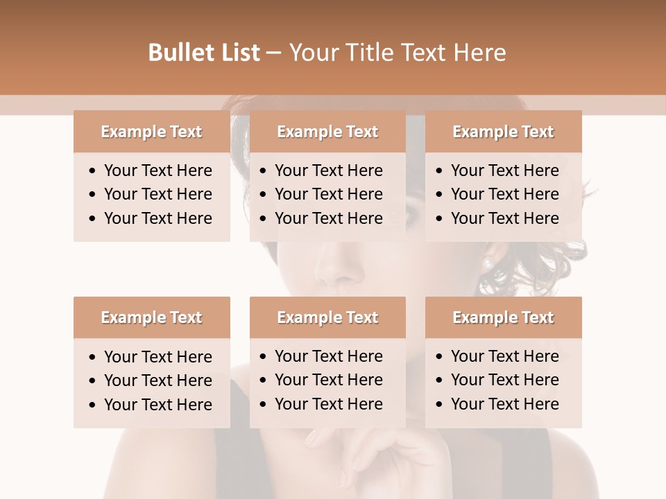 Natural Woman Glamour PowerPoint Template