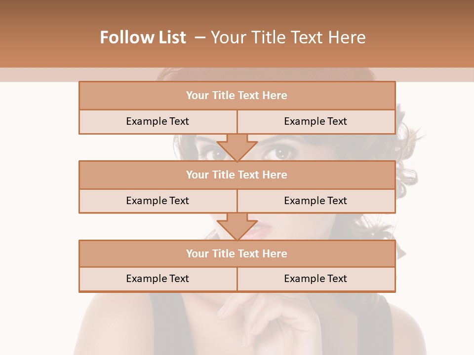 Natural Woman Glamour PowerPoint Template