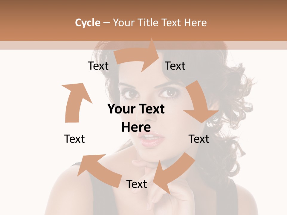 Natural Woman Glamour PowerPoint Template