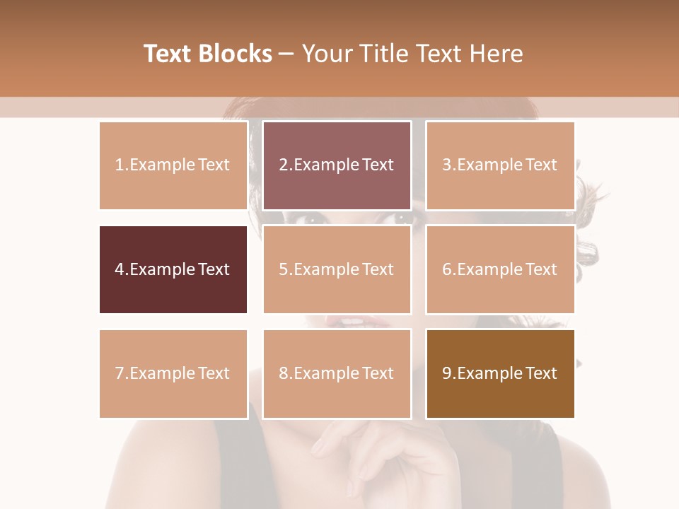 Natural Woman Glamour PowerPoint Template