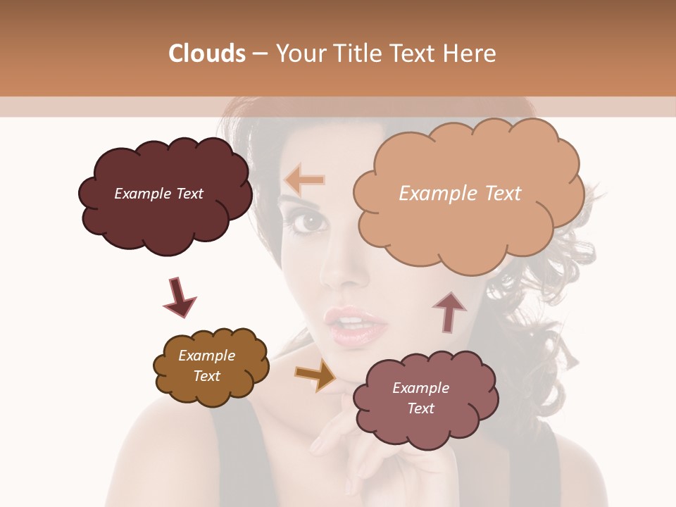 Natural Woman Glamour PowerPoint Template