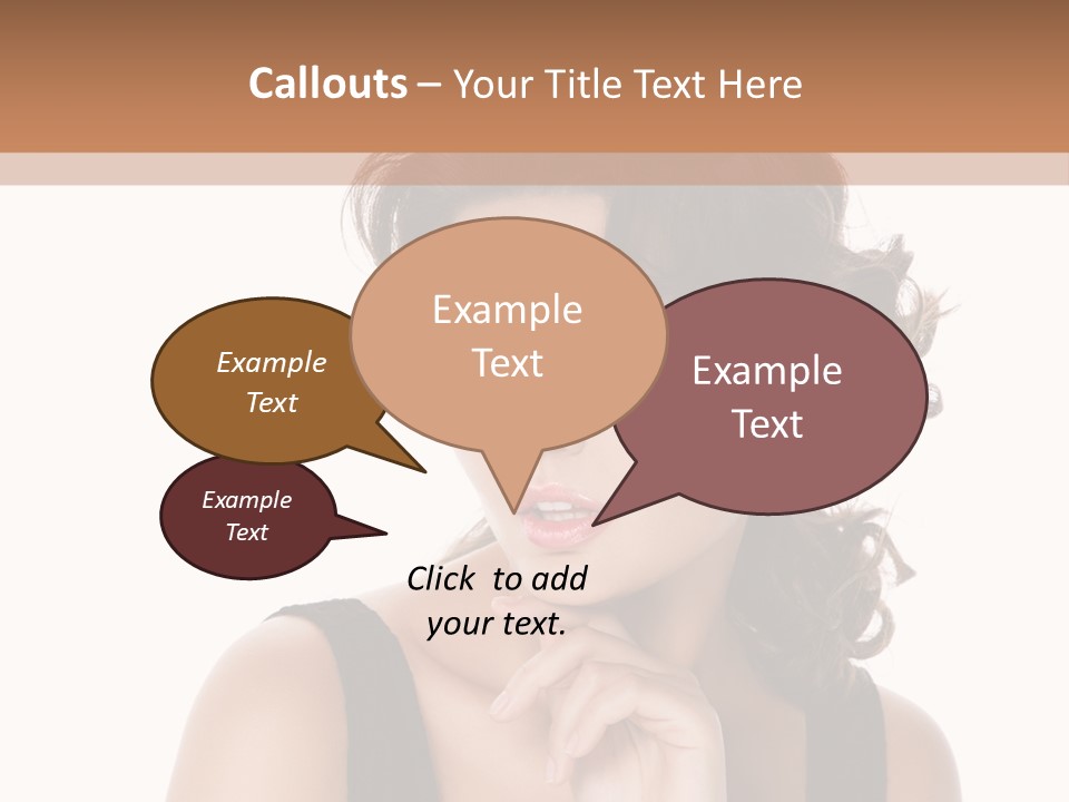 Natural Woman Glamour PowerPoint Template