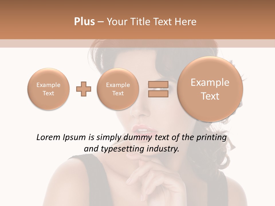 Natural Woman Glamour PowerPoint Template