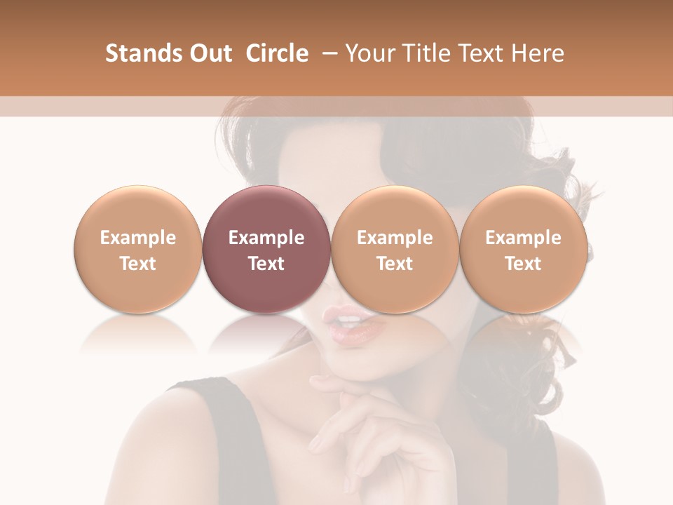 Natural Woman Glamour PowerPoint Template