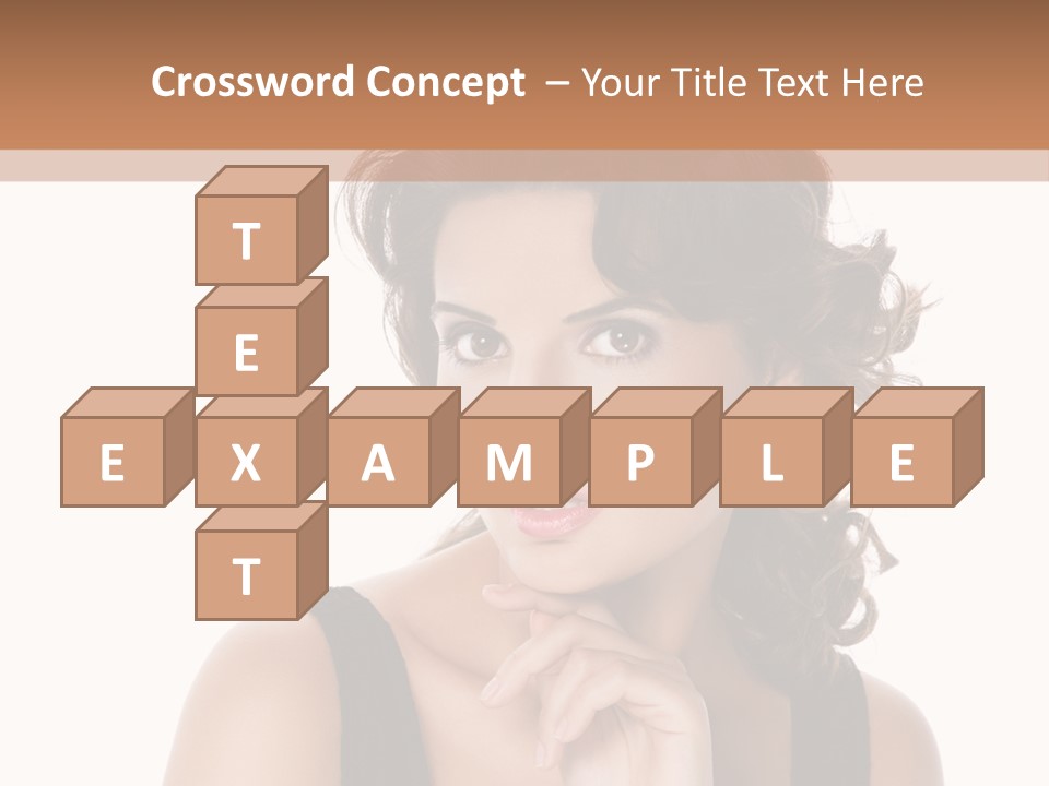 Natural Woman Glamour PowerPoint Template