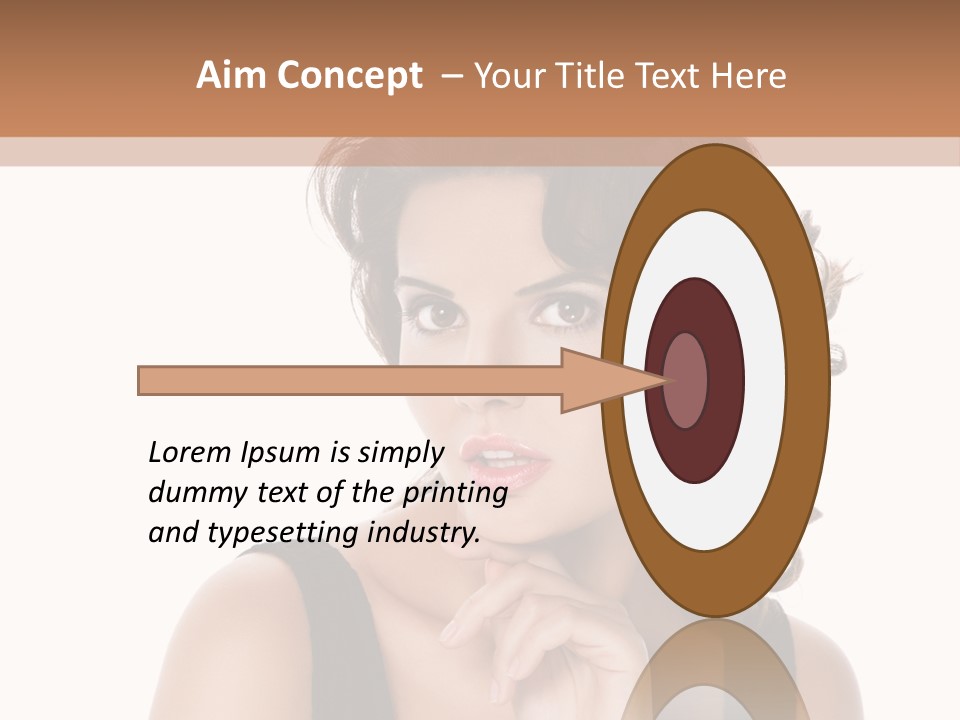 Natural Woman Glamour PowerPoint Template