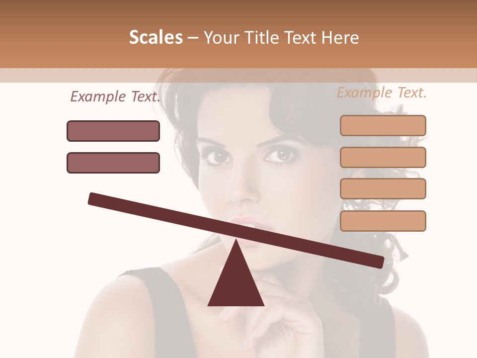 Natural Woman Glamour PowerPoint Template