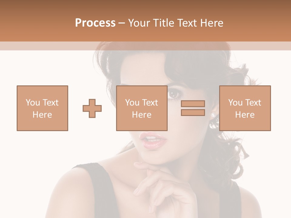 Natural Woman Glamour PowerPoint Template