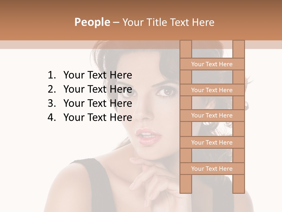 Natural Woman Glamour PowerPoint Template
