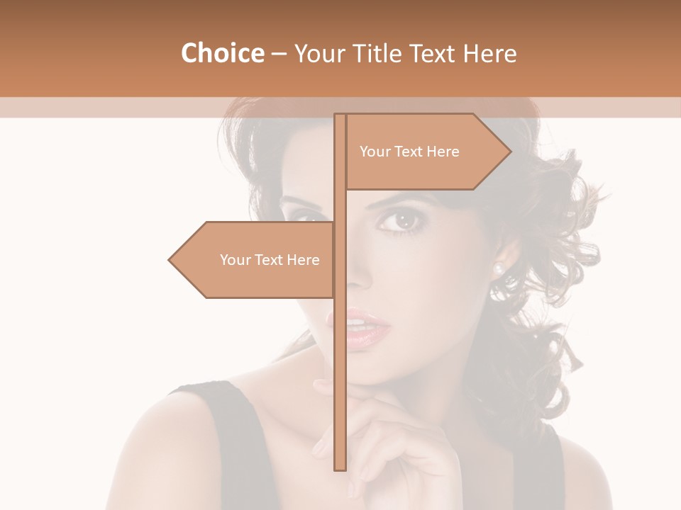 Natural Woman Glamour PowerPoint Template