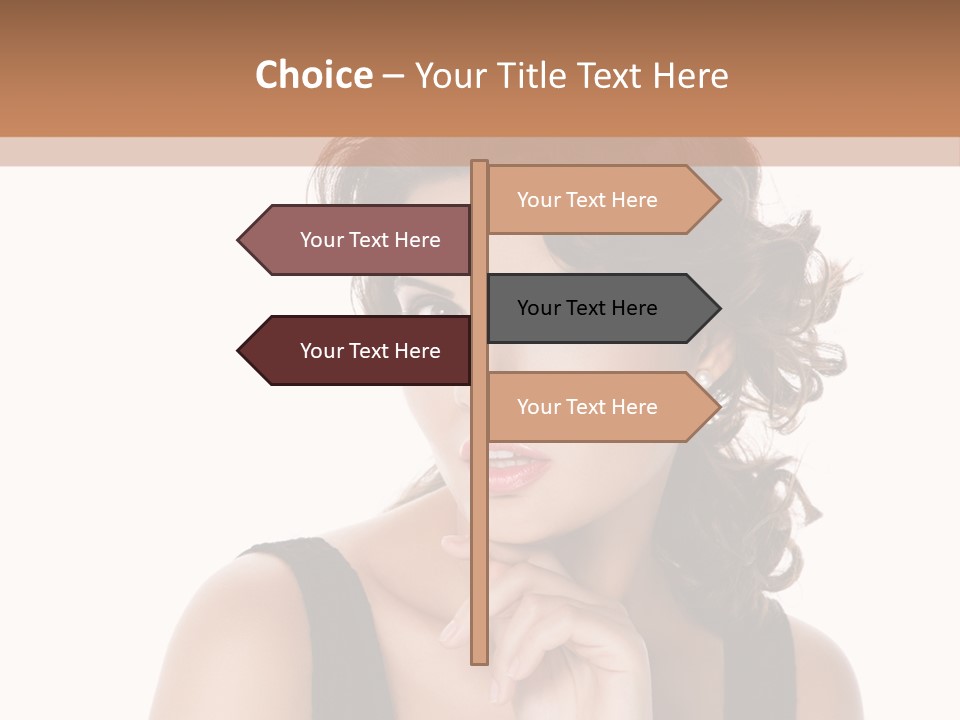 Natural Woman Glamour PowerPoint Template