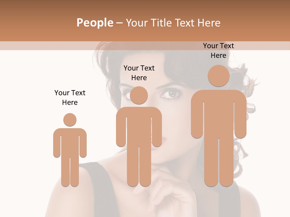 Natural Woman Glamour PowerPoint Template