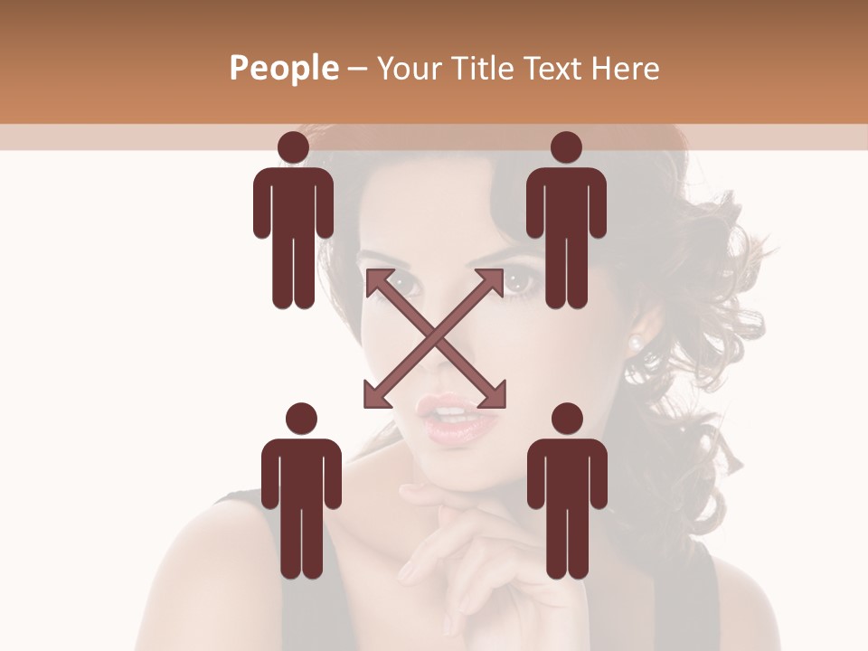 Natural Woman Glamour PowerPoint Template