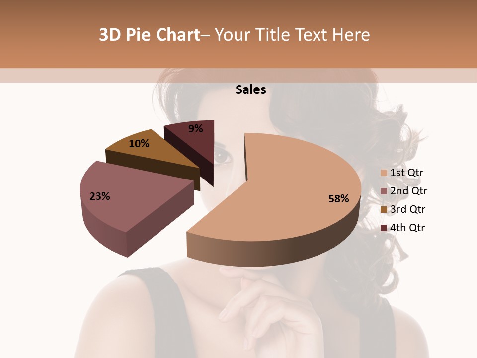 Natural Woman Glamour PowerPoint Template