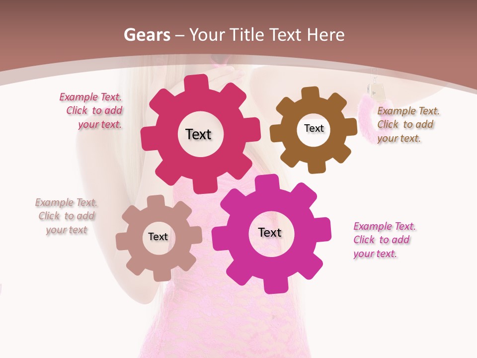 Fashion Cuffs Lovely PowerPoint Template