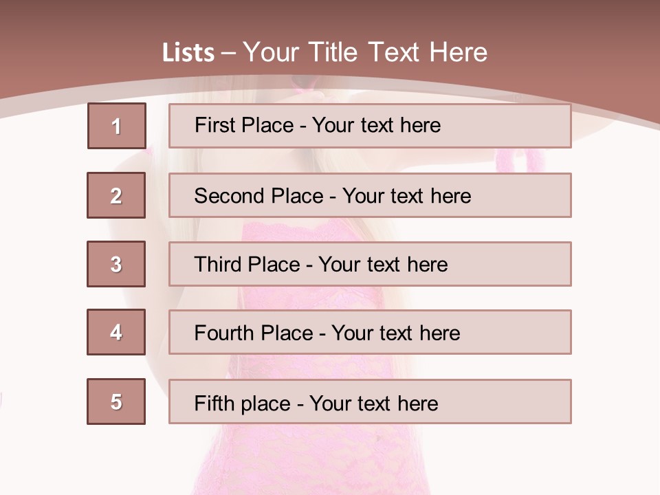 Fashion Cuffs Lovely PowerPoint Template