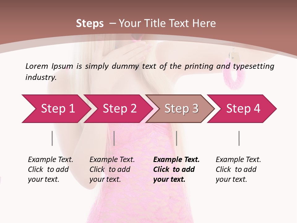 Fashion Cuffs Lovely PowerPoint Template