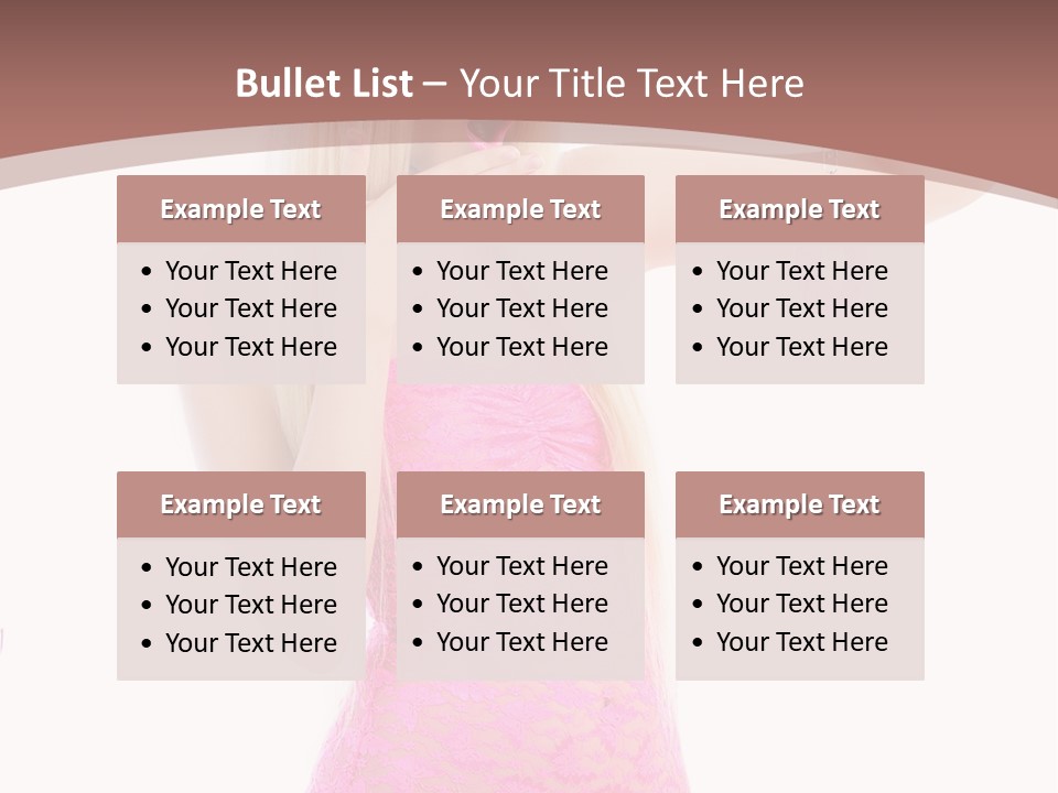 Fashion Cuffs Lovely PowerPoint Template