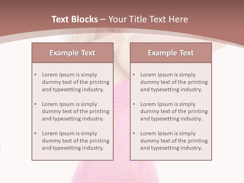 Fashion Cuffs Lovely PowerPoint Template